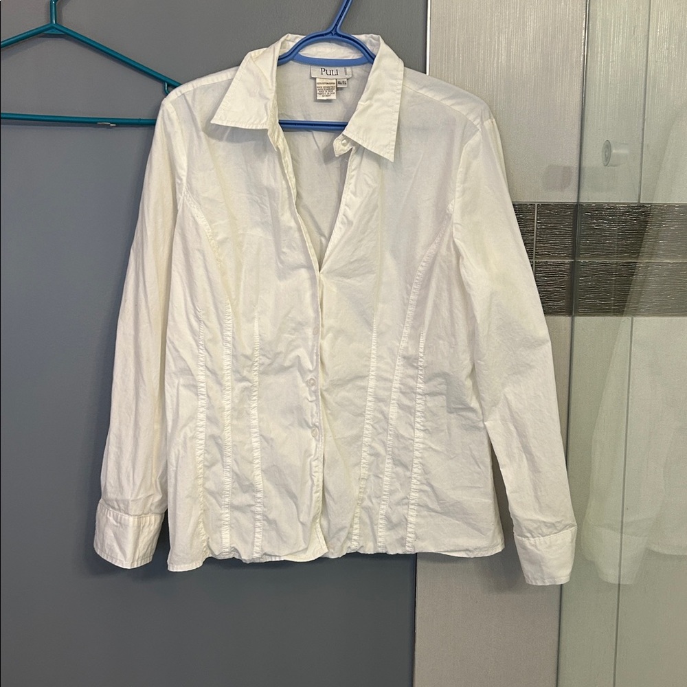 Puli white button-down blouse